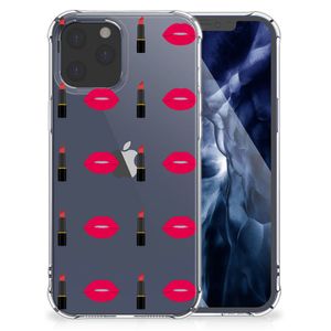 iPhone 12 Pro Max Doorzichtige Silicone Hoesje Lipstick Kiss