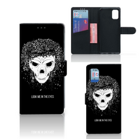 Telefoonhoesje met Naam Samsung Galaxy M51 Skull Hair - thumbnail