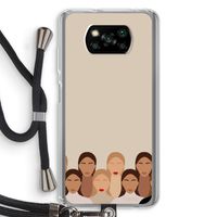 Girls girls girls: Xiaomi Poco X3 NFC Transparant Hoesje met koord