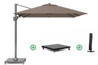 Platinum Voyager zweefparasol 2.7 x 2.7m (incl. voet en hoes)