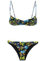 Amir Slama printed bikini set - Vert