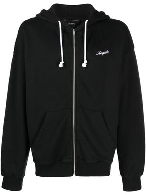 Axel Arigato hoodie zippé à logo brodé - Noir