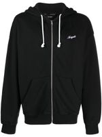 Axel Arigato hoodie zippé à logo brodé - Noir