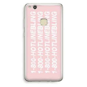Hotline bling pink: Huawei Ascend P10 Lite Transparant Hoesje