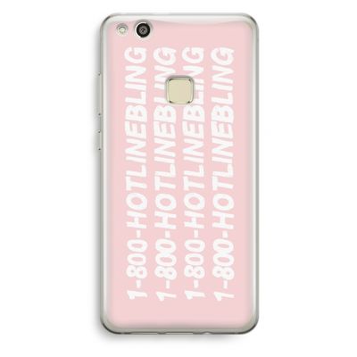 Hotline bling pink: Huawei Ascend P10 Lite Transparant Hoesje