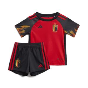België Babykit Thuis 2022-2023 - Maat 68 - Kleur: RoodZwart | Soccerfanshop