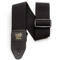 Ernie Ball Stretch Comfort Strap 4143 Black gitaarband zwart