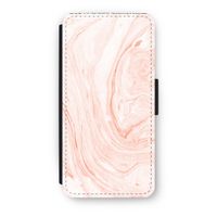 Peach bath: iPhone 8 Flip Hoesje