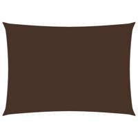 Zonnescherm rechthoekig 5x7 m oxford stof bruin