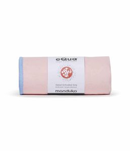 Manduka eQua Yoga Handdoek – Coral (67 x 40 cm)