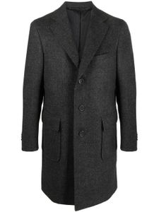 Canali manteau en laine à simple boutonnage - Gris