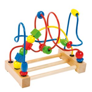 Goki motoriek spiraal met houten kralen