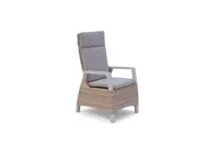 Trestino verstelbare dining tuinstoel barree latte