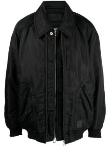 SONGZIO veste Meta MA-1 à col détachable - Noir