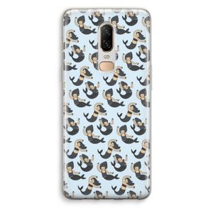 Zeemeermin: OnePlus 6 Transparant Hoesje