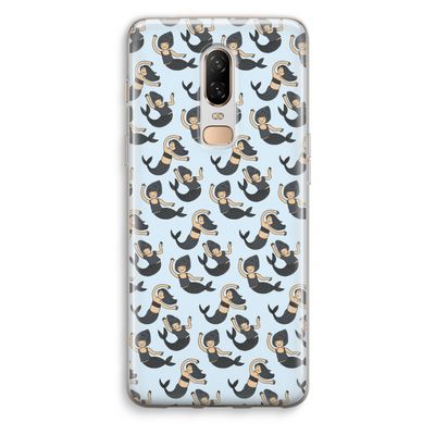 Zeemeermin: OnePlus 6 Transparant Hoesje
