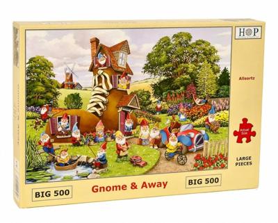 Gnome and Away Puzzel 500 XL stukjes