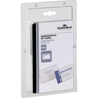 Durable 860619 Naamplaatje (b x h) 60 mm x 30 mm Veiligheidsspeld 10 stuk(s)