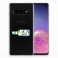 Samsung Galaxy S10 Telefoonhoesje met Naam Boho Bottle Samsung Galaxy S10 Telefoonhoesje met Naam Boho Bottle