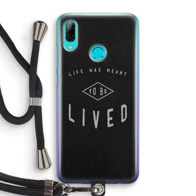To be lived: Huawei P Smart (2019) Transparant Hoesje met koord