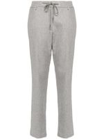 Eleventy pantalon à lien de resserrage - Gris