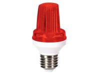 Mini ledflitslamp e27 3 w rood - Velleman