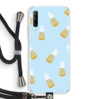 Ananasjes: Huawei P Smart Pro Transparant Hoesje met koord