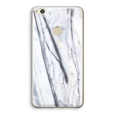 Gestreepte marmer: Huawei Ascend P8 Lite (2017) Transparant Hoesje