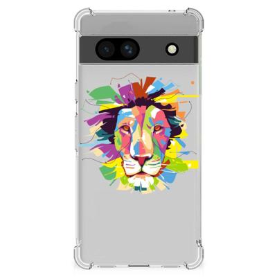 Google Pixel 7A Stevig | Bumper Hoesje | Lion Color Google Pixel 7A Stevig | Bumper Hoesje | Lion Color