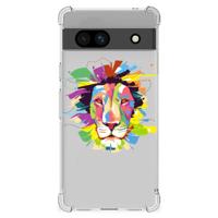 Google Pixel 7A Stevig | Bumper Hoesje | Lion Color