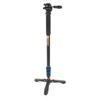 3 Legged Thing Punks Trent 2.0 Monopod Kit w/DOCZ2 Foot Stabilizer Blk, Blue