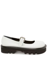 JW Anderson mocassins Bumper-Tube Mary Janes à semelle épaisse - Blanc