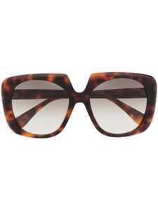 Max Mara Eyewear lunettes de soleil à monture carrée - Marron