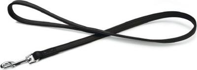 Beeztees Vintage - Hondenriem - Leer - Zwart - 100 cm x 18 mm