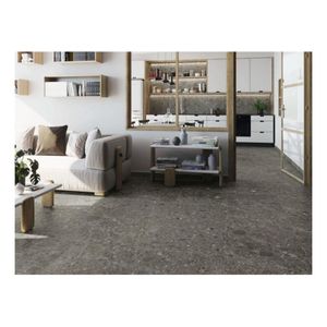 Baldocer Cerámica Nover Vloer- en wandtegel | 60x60 cm | Gerectificeerd | Terrazzo | Mat Zwart