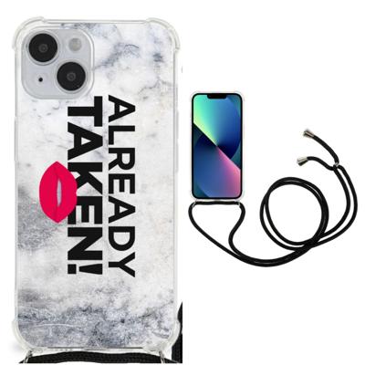 iPhone 14 Telefoonhoesje met tekst Already Taken White iPhone 14 Telefoonhoesje met tekst Already Taken White