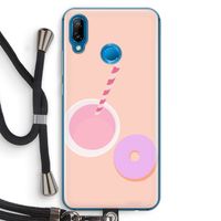 Donut: Huawei P20 Lite Transparant Hoesje met koord