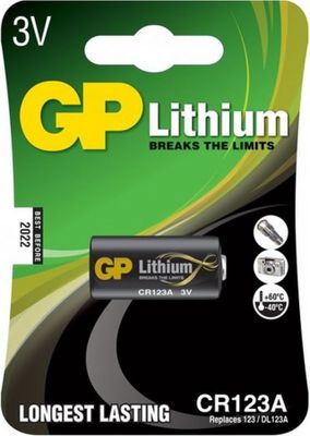 GP batterij CR123A