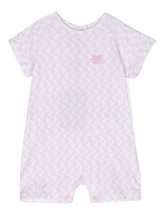 ETRO KIDS barboteuse à motif Pegaso - Rose