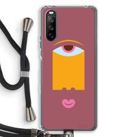 Mono V: Sony Sony Xperia 10 III Transparant Hoesje met koord