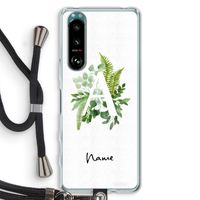 Green Brush: Sony Xperia 5 III Transparant Hoesje met koord