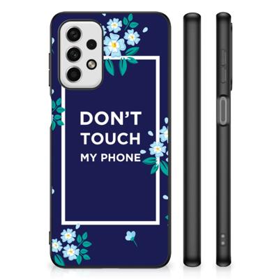 Samsung Galaxy A23 | Telefoon Hoesje | Flowers Blue DTMP