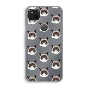 It's a Purrr Case: Google Pixel 4a Transparant Hoesje