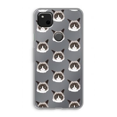 It's a Purrr Case: Google Pixel 4a Transparant Hoesje