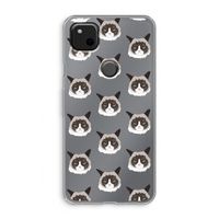 It's a Purrr Case: Google Pixel 4a Transparant Hoesje