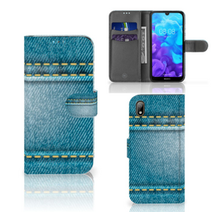 Huawei Y5 (2019) Wallet Case met Pasjes Jeans