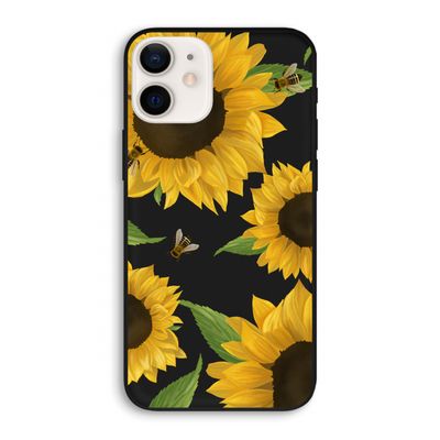 Sunflower and bees: iPhone 12 Biologisch afbreekbaar hoesje