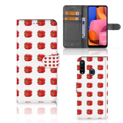 Samsung Galaxy A20s | Book Cover | Paprika Red
