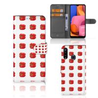 Samsung Galaxy A20s | Book Cover | Paprika Red
