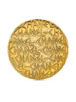 CHANEL Pre-Owned broche à logo - Or - thumbnail